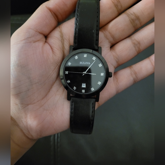 Bulova Diamond Dial Watch for Men - Picture 5 of 6